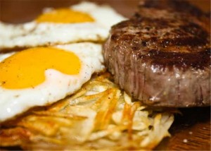 Paleo Breakfast Ideas - Steak and eggs hash recipe