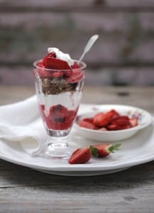Paleo Breakfast Ideas - Strawberry Breakfast Trifle