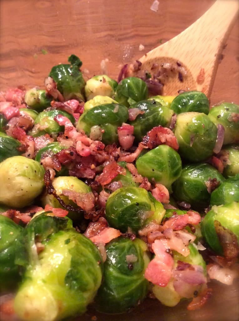 Bacon & Red Onion Brussells Sprouts