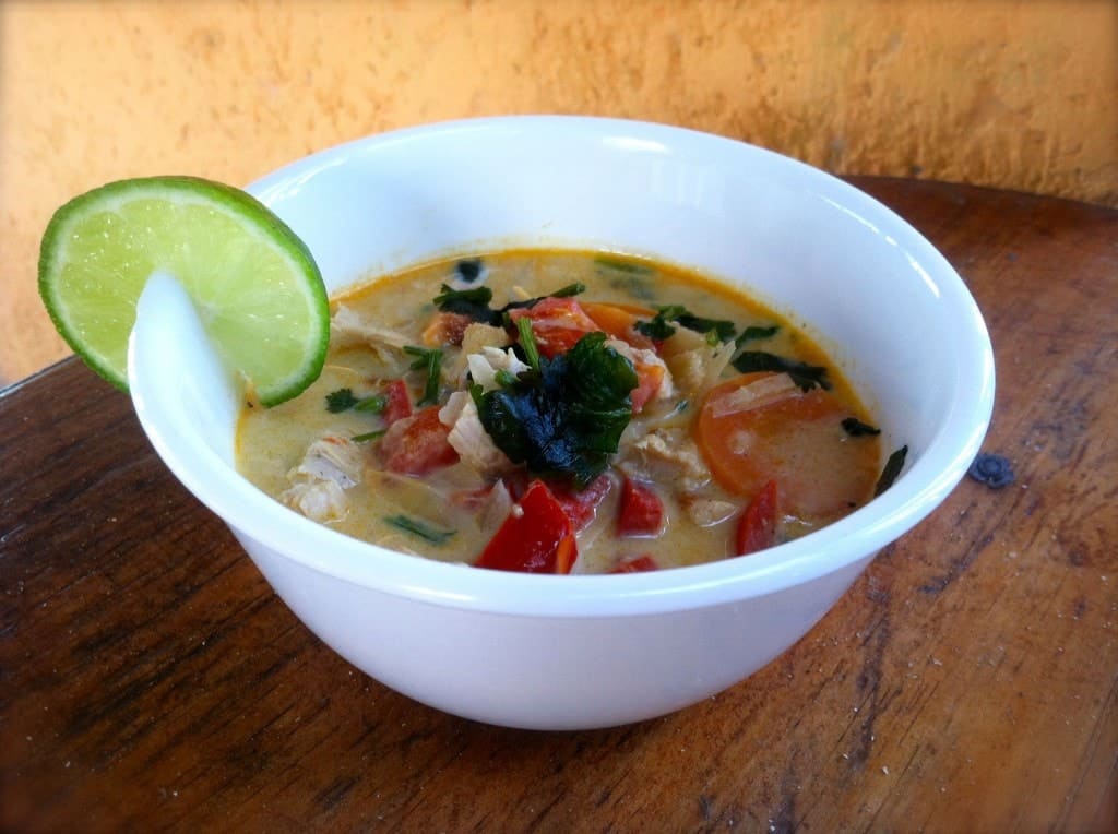 Coconut Curried Chicken Soup