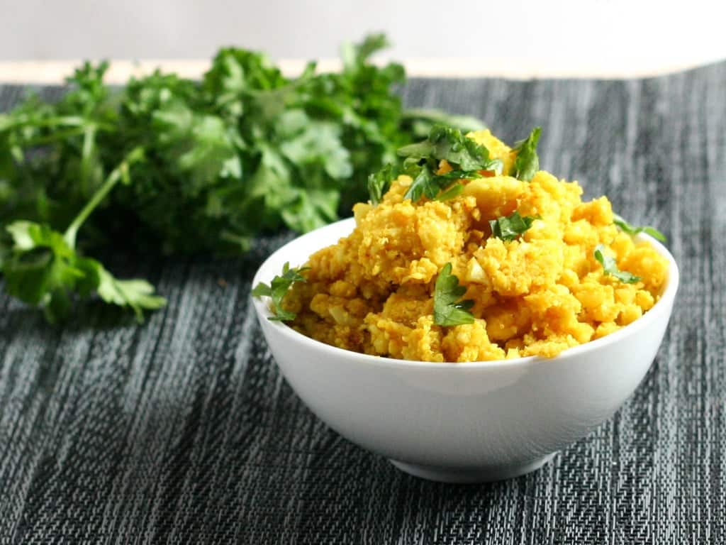 Curry Cauliflower Rice 1