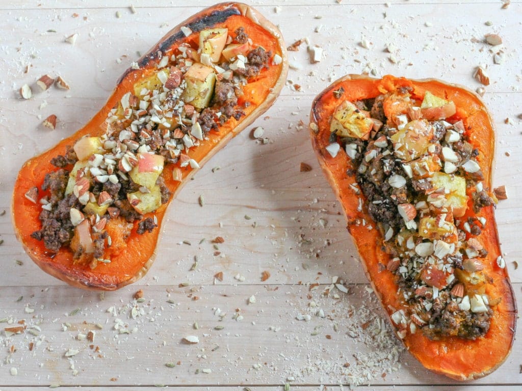 Stuffed Butternut Squash 1