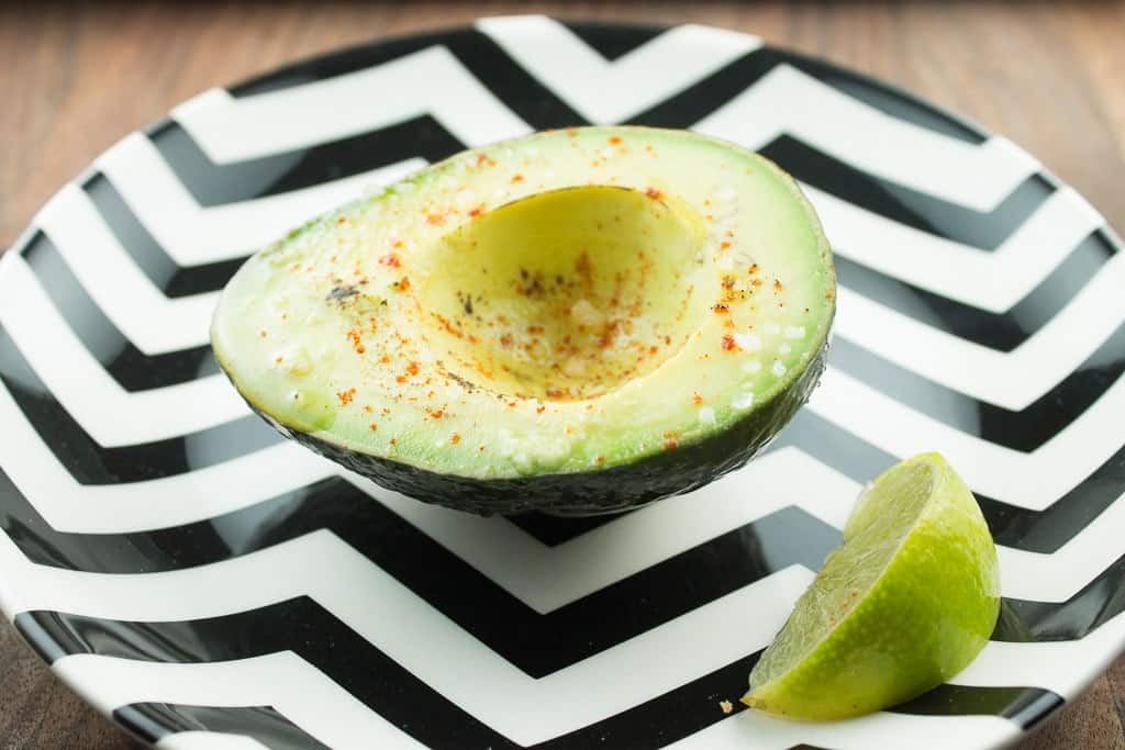 Chili Lime Broiled Avocado