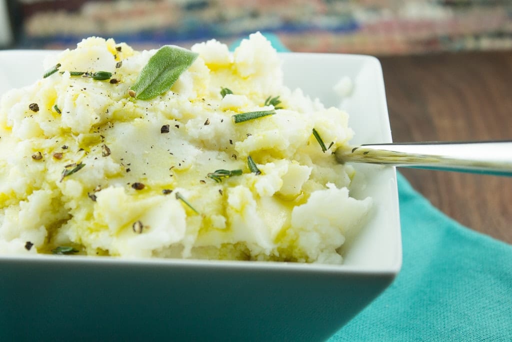 Garlic Mashed Cauliflower