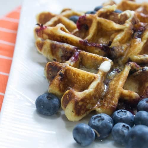 Keto Blueberry Waffles | Ultimate Paleo Guide