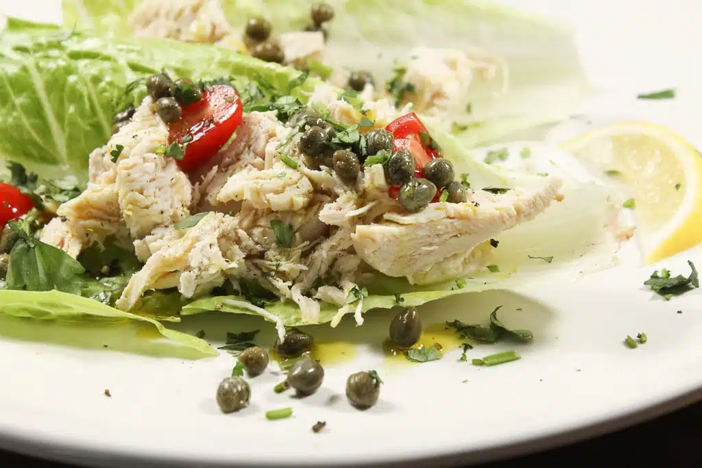 lemon-caper-tuna-wraps