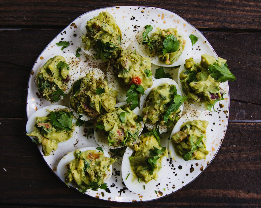 guacamole deviled eggs