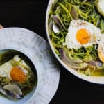 zucchini noodles with eggs