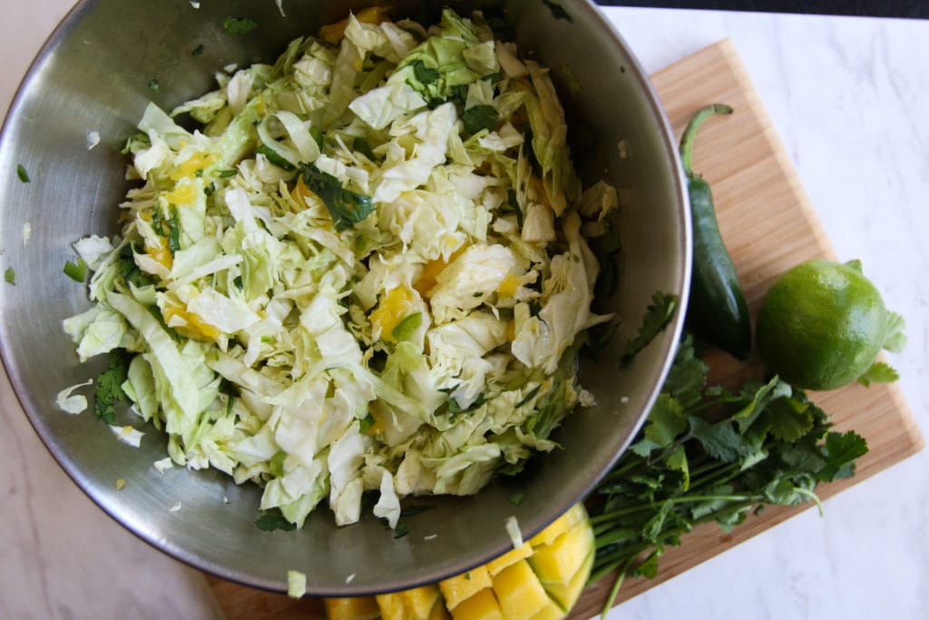 mango slaw cilantro lime