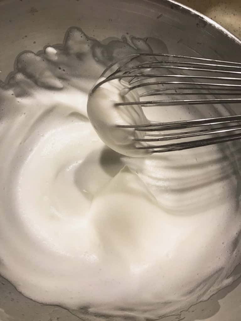 whipped egg whites