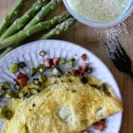 bacon and asparagus omelet