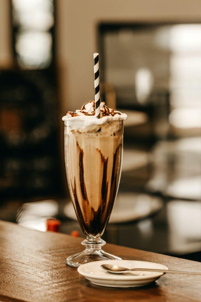 chocolate malt milk shake